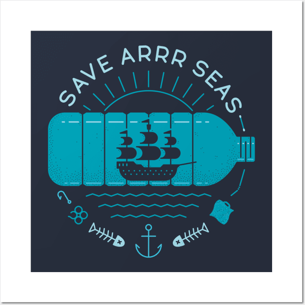 Save Arrr Seas Wall Art by Thepapercrane